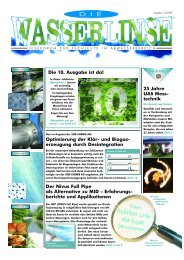 Die Wasserlinse 9. Ausgabe - NIVUS GmbH
