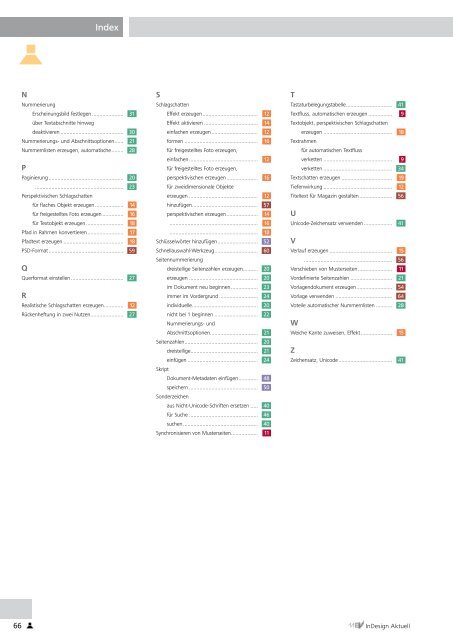 InDesign Aktuell - Alle Indices - MEV