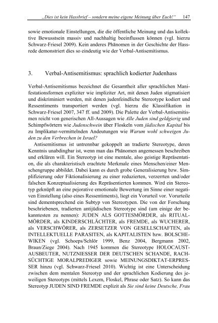 Hassrede/ Hate Speech - Allgemeine Linguistik