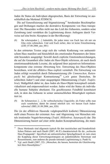 Hassrede/ Hate Speech - Allgemeine Linguistik