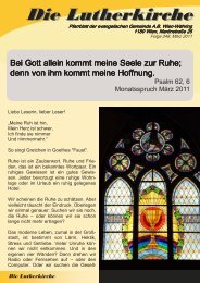 Zeitung 2011-1 - Währing & Hernals Lutherkirche Wien - Währing ...