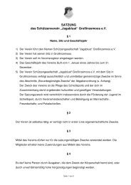 SATZUNG des Schützenverein „Jagabluat“ Großinzemoos e.V.