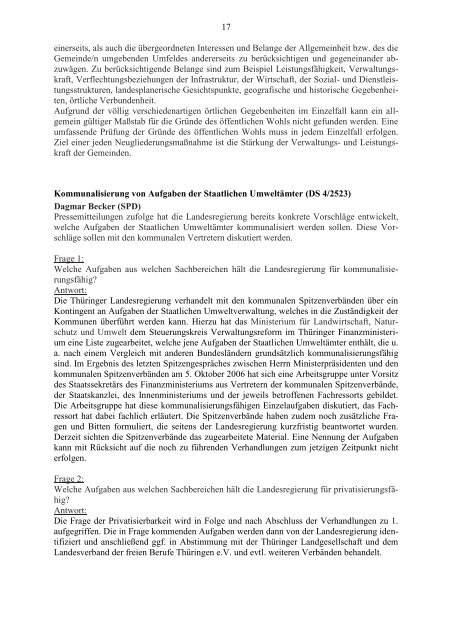 kommunalpolitischer Rundbrief - Kommunalpolitisches Forum ...