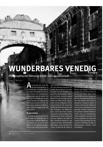 WUNDERBARES VENEDIG - Abenteuer Philosophie