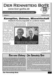 Eine neue Zeitung - Der Rennsteig Bote - NPD Kreisverband Gotha
