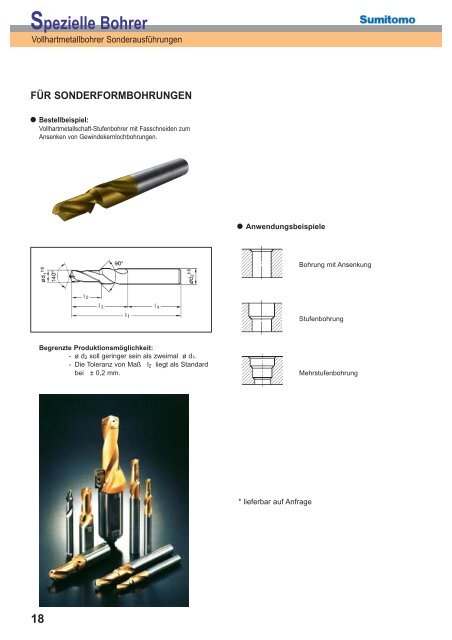 Multi-Drill Bohrer Katalog