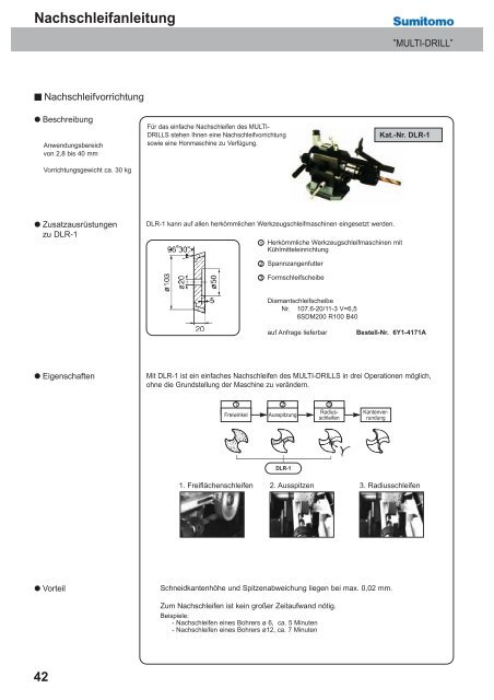 Multi-Drill Bohrer Katalog