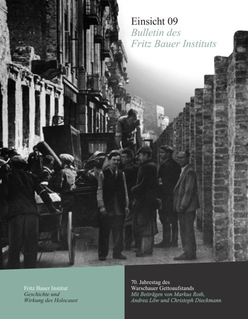 Einsicht 09 Fritz Bauer Institut - 