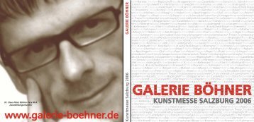 ONE MAN SHOW - Galerie Böhner
