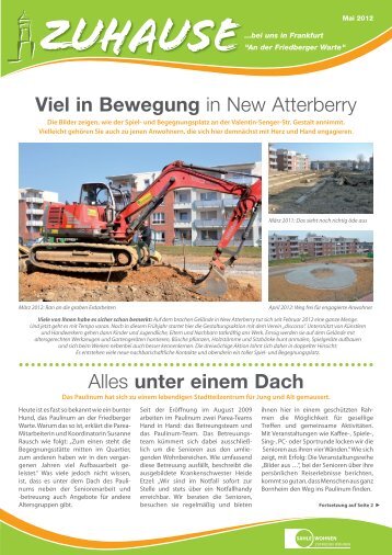 Newsletter Mai 2012 - Sahle Wohnen