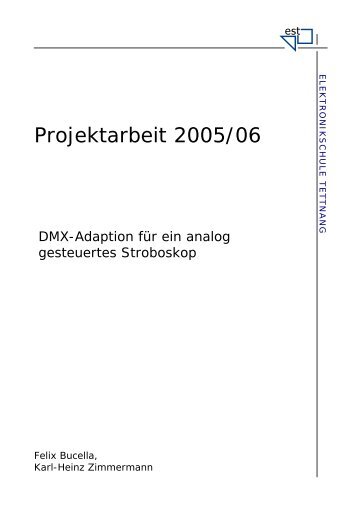 DMX - bei der Elektronikschule Tettnang