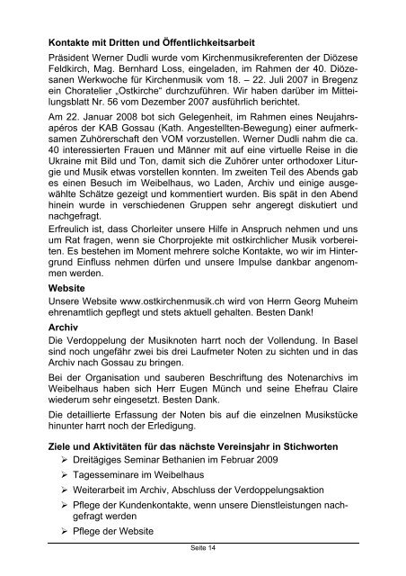 Nr. 57, März 2008 - VOM Verein für Ostkirchliche Musik