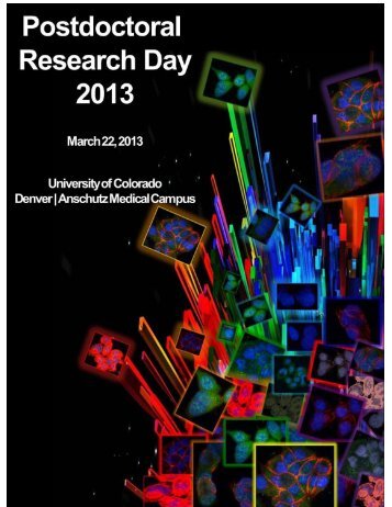 PDRD2013 print program.pdf - University of Colorado Denver