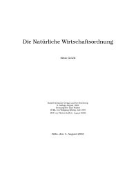 Silvio Gesell, Die Natürliche Wirtschaftsordnung