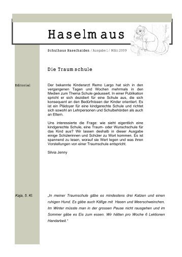 Die Traumschule - schulebauma.ch