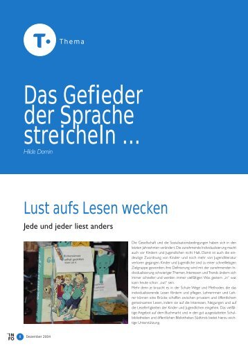 Thema - Kindergarten und Schule in Südtirol