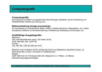 Computergrafik - Software Engineering