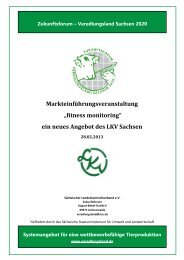 Broschüre zur Veranstaltung - Sächsischer Landeskontrollverband eV