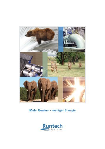 Mehr Gewinn – weniger Energie - Runtech Systems