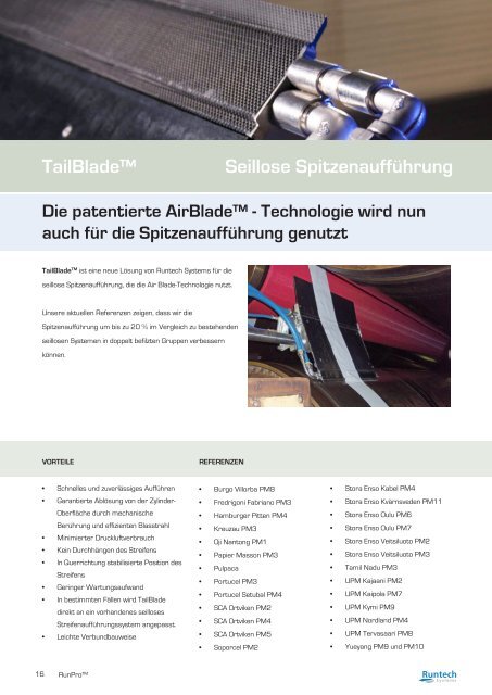 Mehr Gewinn – weniger Energie - Runtech Systems