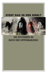 die mysterien im buch der offenbarung! - Auf Posten Stehen