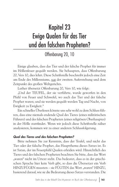 die mysterien im buch der offenbarung! - Auf Posten Stehen