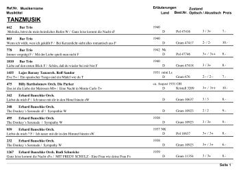 Die komplette Tanzmusikliste als pdf-file