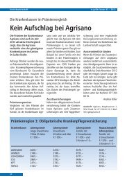 Kein Aufschlag bei Agrisano - St.Galler Bauernverband