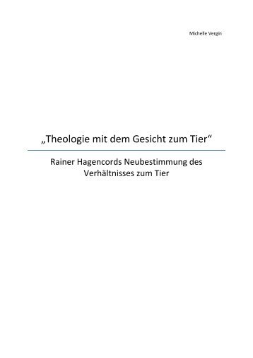 zur Diplomarbeit - Institut für Theologische Zoologie