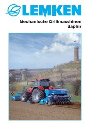 Mechanische Drillmaschinen Saphir - Euro Globtrade