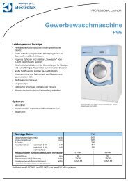 Download Electrolux Professional PW 9 Waschautomat