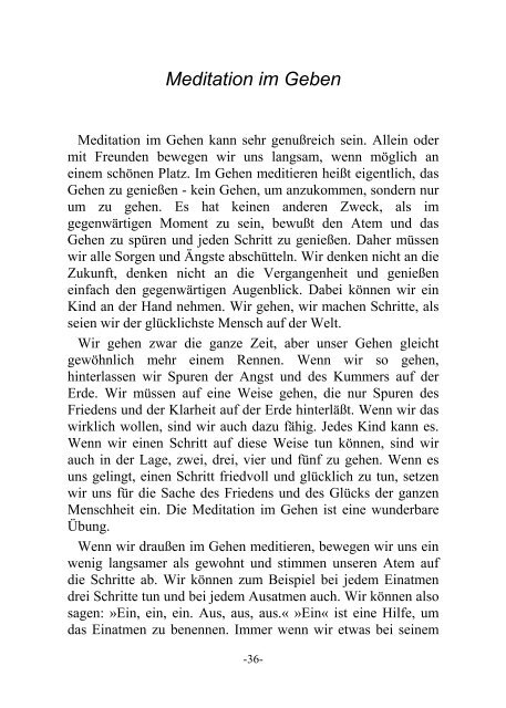 “Ich pflanze ein Lächeln” (PDF) - Shi De Buddhismus