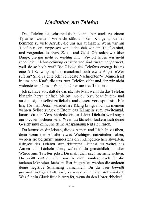 “Ich pflanze ein Lächeln” (PDF) - Shi De Buddhismus