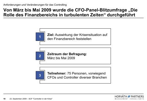 Controller in der Krise - Aktuelle Bencmarks aus dem CFO Panel ...