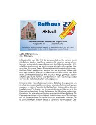 Informationsblatt des Marktes Ergoldsbach - Dezember 2012