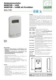 Heizkostenverteiler MONITOR - Caleffi