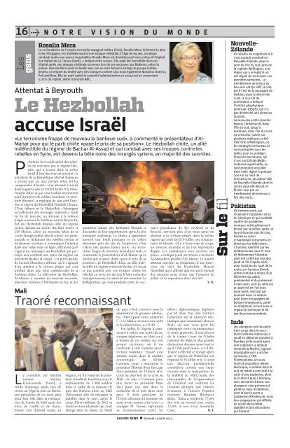 Mise en page 1 - Algérie news quotidien national d'information