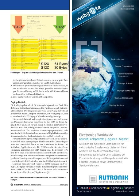 PDF-Ausgabe herunterladen (38.4 MB) - elektronik industrie