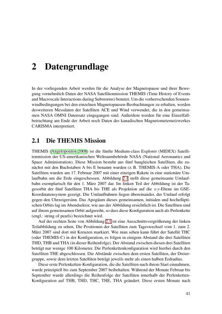 Stehende Kruskal-Schwarzschild-Moden an der Magnetopause