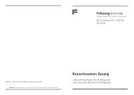 Veranstaltungsprogramm (Pdf) - Folkwang Universität der Künste