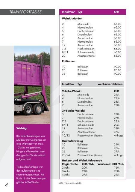 Preisliste 2013.pdf - M-Z Muldenzentrale AG