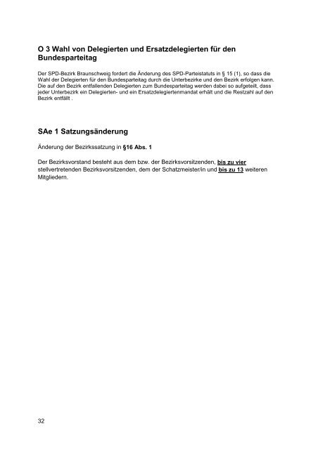 Beschlussbuch Parteitag SPD-Bezirk Braunschweig, 30.04.2011 ...