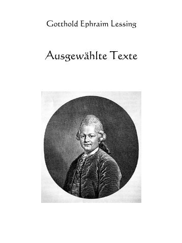 41-Lessing - Ausgewählte Texte - anova