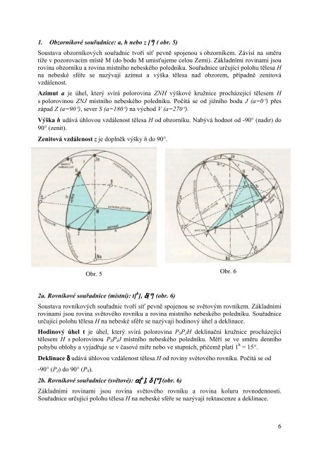 Sférická trigonometrie v matematické geografii a astronomii