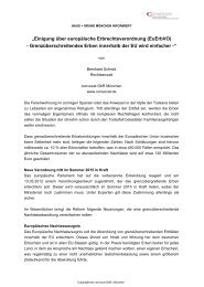 „Einigung über europäische Erbrechtsverordnung ... - Convocat.de