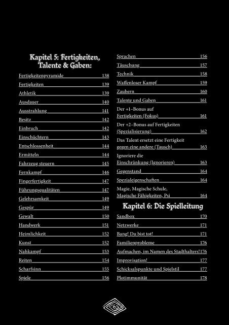 Fantasy-Rollenspiel Die Regeln - Malmsturm