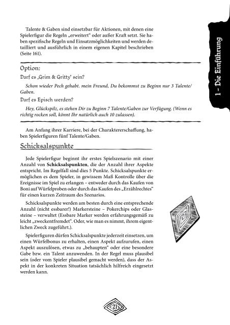 Fantasy-Rollenspiel Die Regeln - Malmsturm