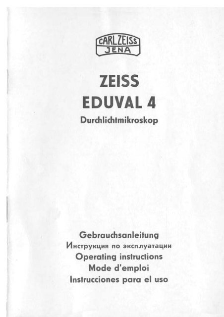 Mikroskop "Eduval 04"