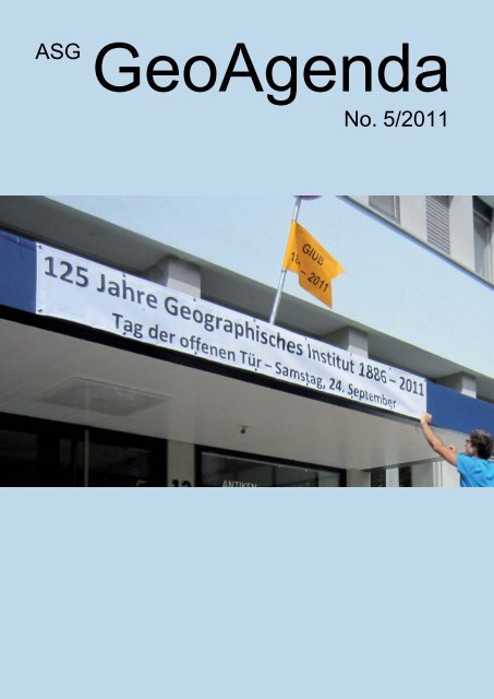 GeoAgenda 2011-5.indd - Verband Geographie Schweiz