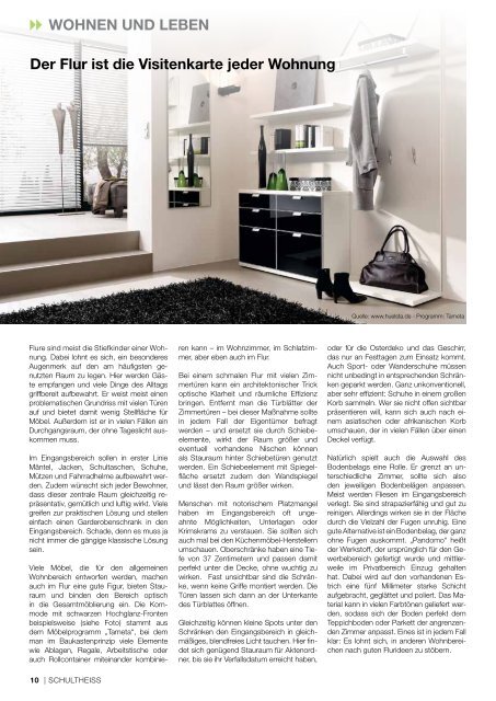 SWB Magazin 04 2010 - SCHULTHEISS Wohnbau AG